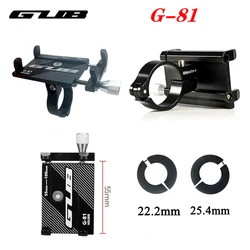 GUB G81 G-81 Aluminum Bicycle Phone Holder For 3.5-6.2 inch Smartphone Adjustable Support GPS Bike Phone Stand Mount Bracket