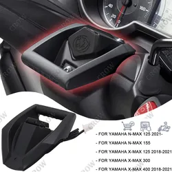 Motorcycle Accessory GPS Phone Navigation Bracket Wireless USB Charging Port Holder Mount FOR YAMAHA X-MAX 300 400 N-MAX 155
