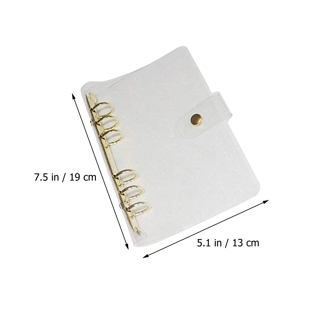 Clear Binder Small Professional Binders Metal A5 Cover Binding Machine Ring Thin Office