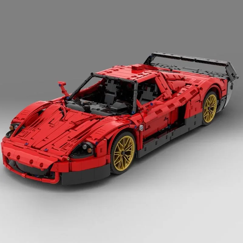 NEW MOC-152095 1:8 Scale Technologys Building Block Hypercar Super Racing Car MC12 Assembly Toys Model Boys Kid Birthday Gifts