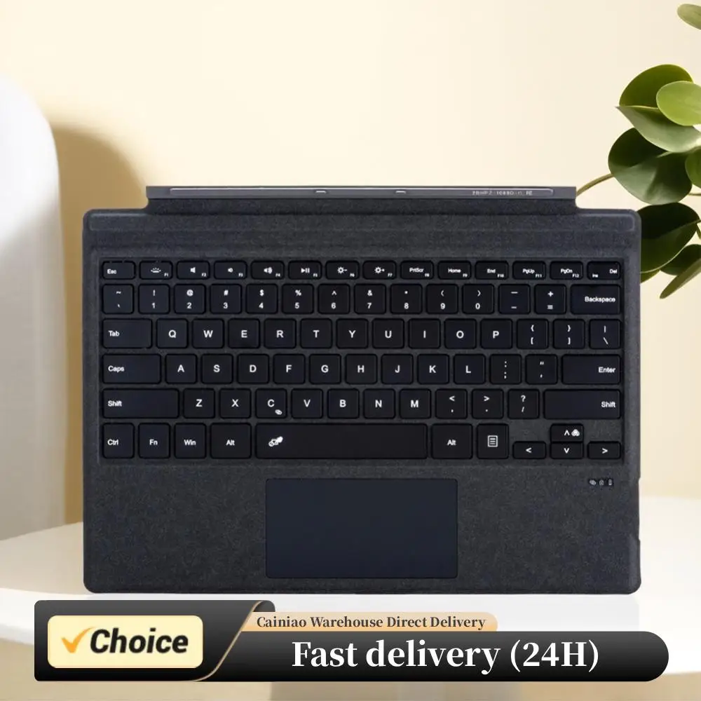 لوحة المفاتيح اللاسلكية بلوتوث نوع غطاء لمايكروسوفت السطح برو 3/4/5/6/7/7 + 7 ألوان الخلفية لوحة المفاتيح المغناطيسية مع لوحة التتبع