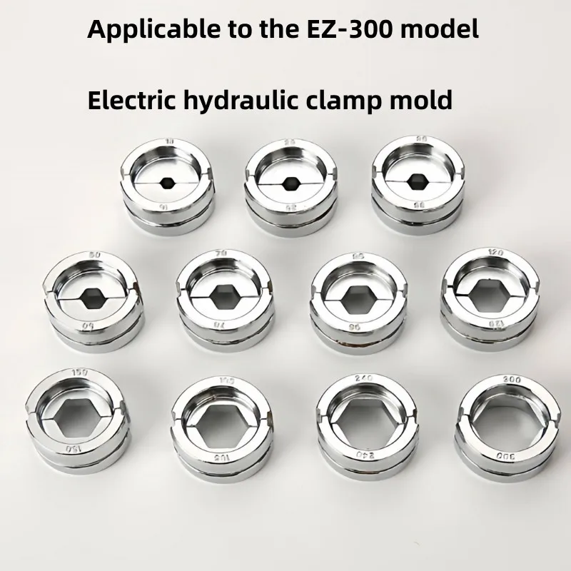 

Electric Hydraulic Clamp Mold EZ300/EC/EP/EB Type Universal Wire Crimping Clamp Crimping Head Die Accessories