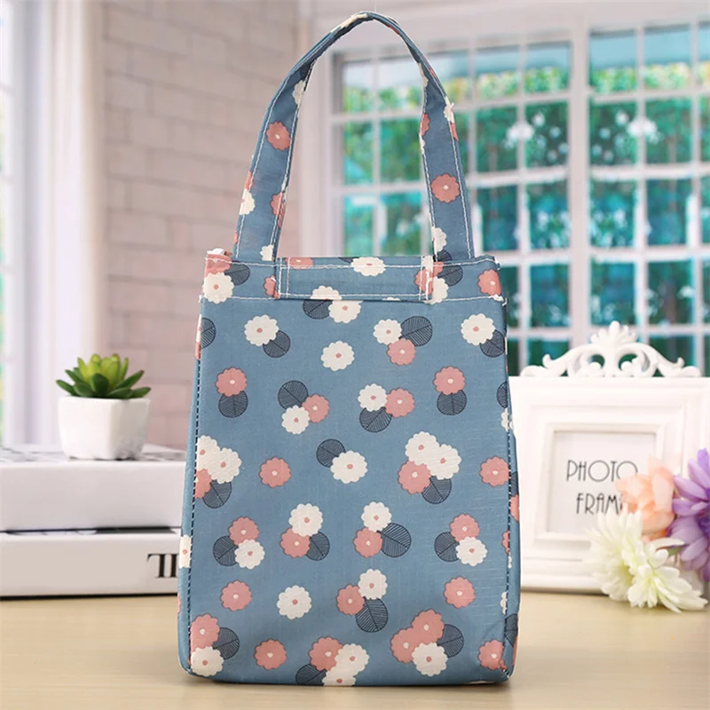 Fashion Lunch Bag Insulated Thermal  Lovely Cat Multicolor Breakfast Box Bags Women Portable Hand Pack Picnic Travel Products