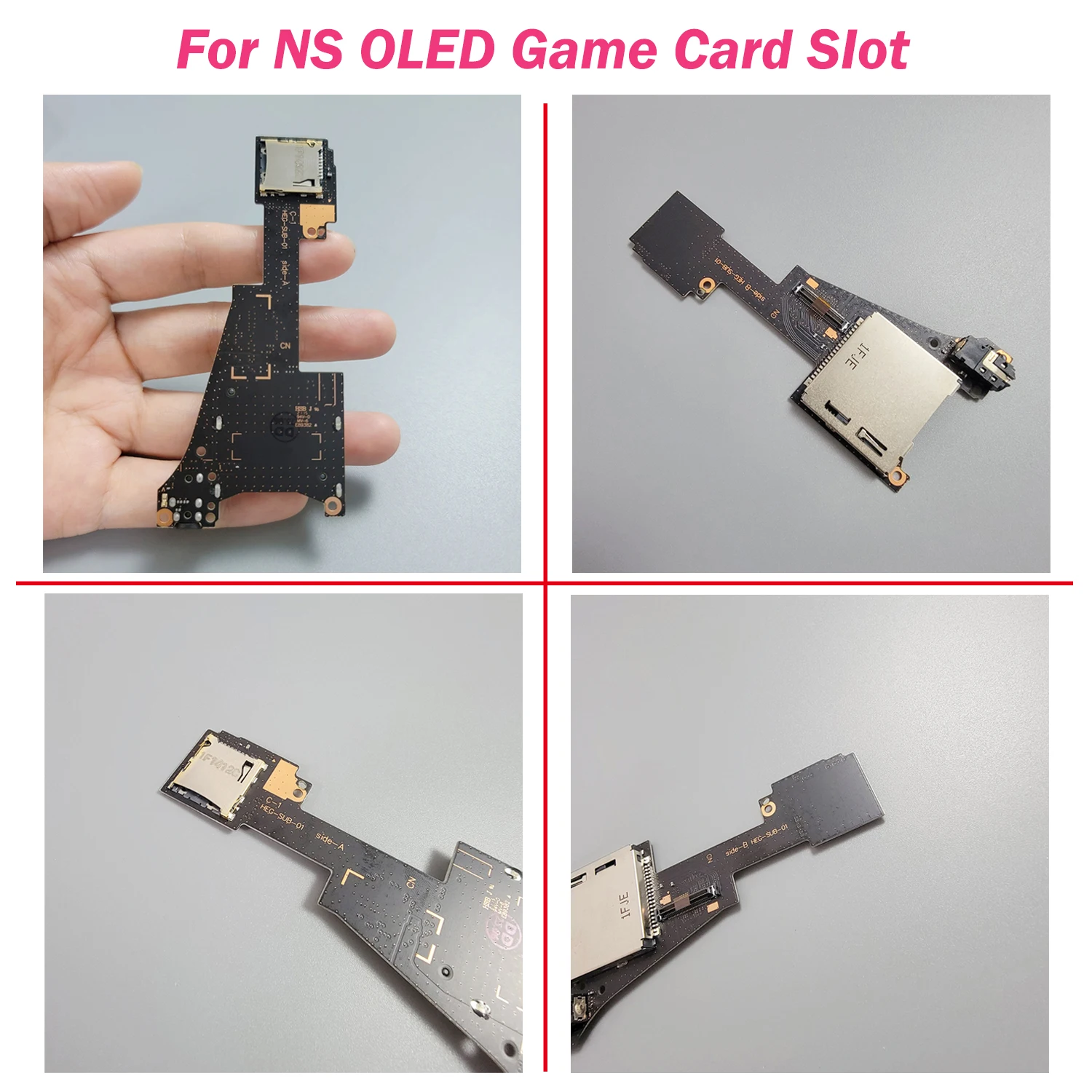 

Game Card Reader Game Card SIot Replacement for NS OLED for Nintendo Switch OLED Micro SD TF Card Slot Socket Board