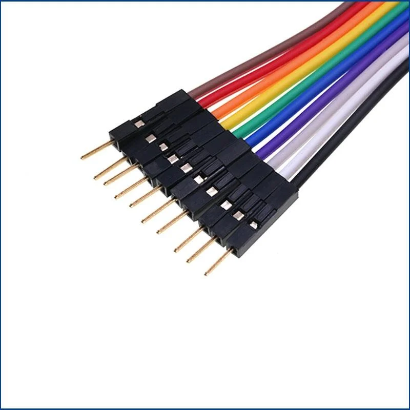 Pure copper dupont wire thickened 28 core female to female male to female color cable 2.54 terminal connection wire gold-plated view 4