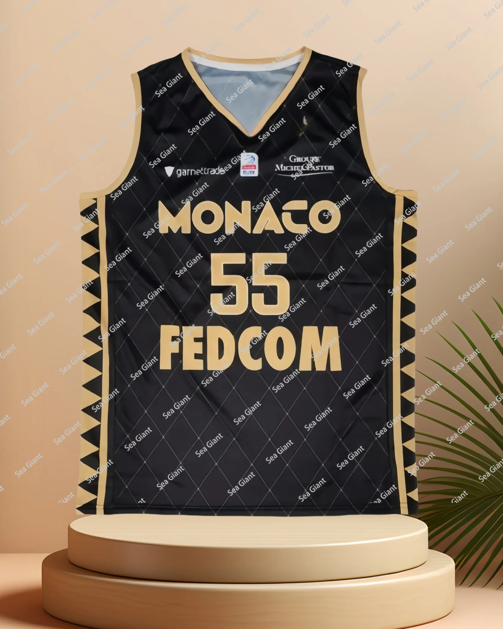 

2025 Popular casual beach basketball vest, European league style fashionable printed basketball vest, multifunctional sports top