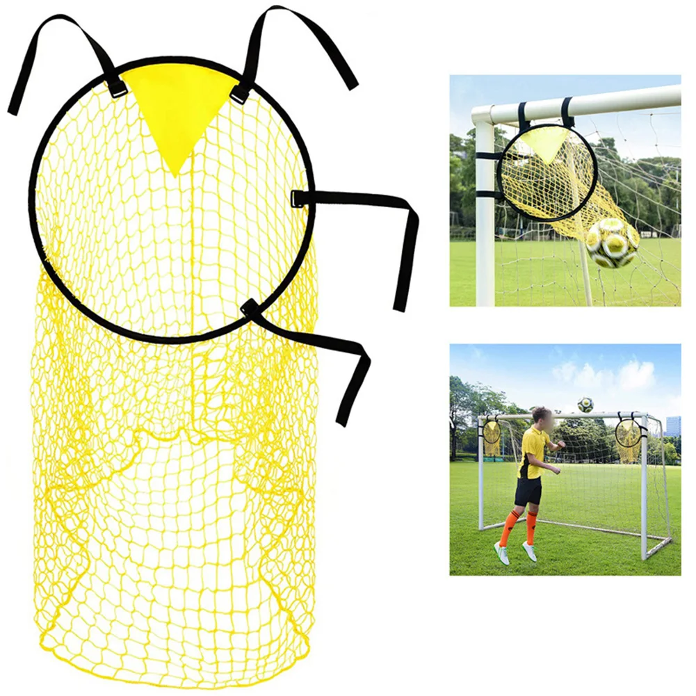 

Foldable Design Football Target Net Buckle Straps Top Bins Football Targets Accuracy Football Training Equipment