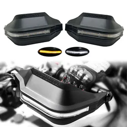 Motorcycle Hand Guards Brake Clutch Lever Protector Handguard Shield Windproof With LED For YAMAHA YZF-R3 YS 250 YS 120 NMAX155