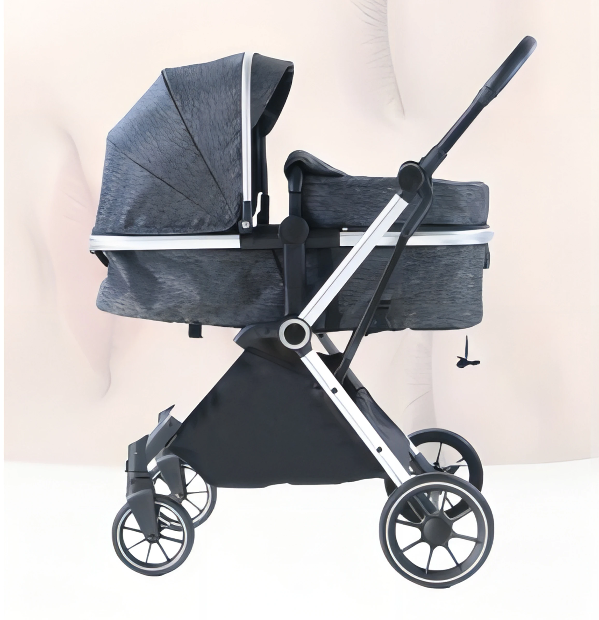 Poussette bébé Bumosquito 3 en 1, poussette à vibration Cybex Bumosquito