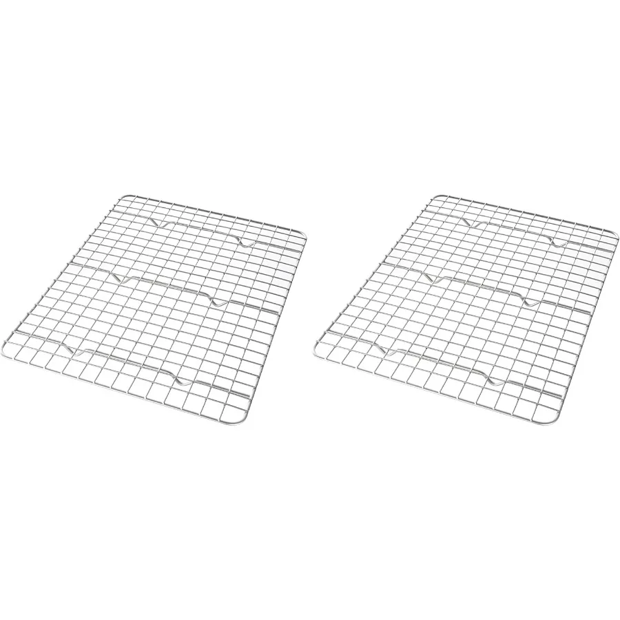 

Quarter Sheet Oven Safe Nonstick Baking and Cooling Rack (Pack of 2)