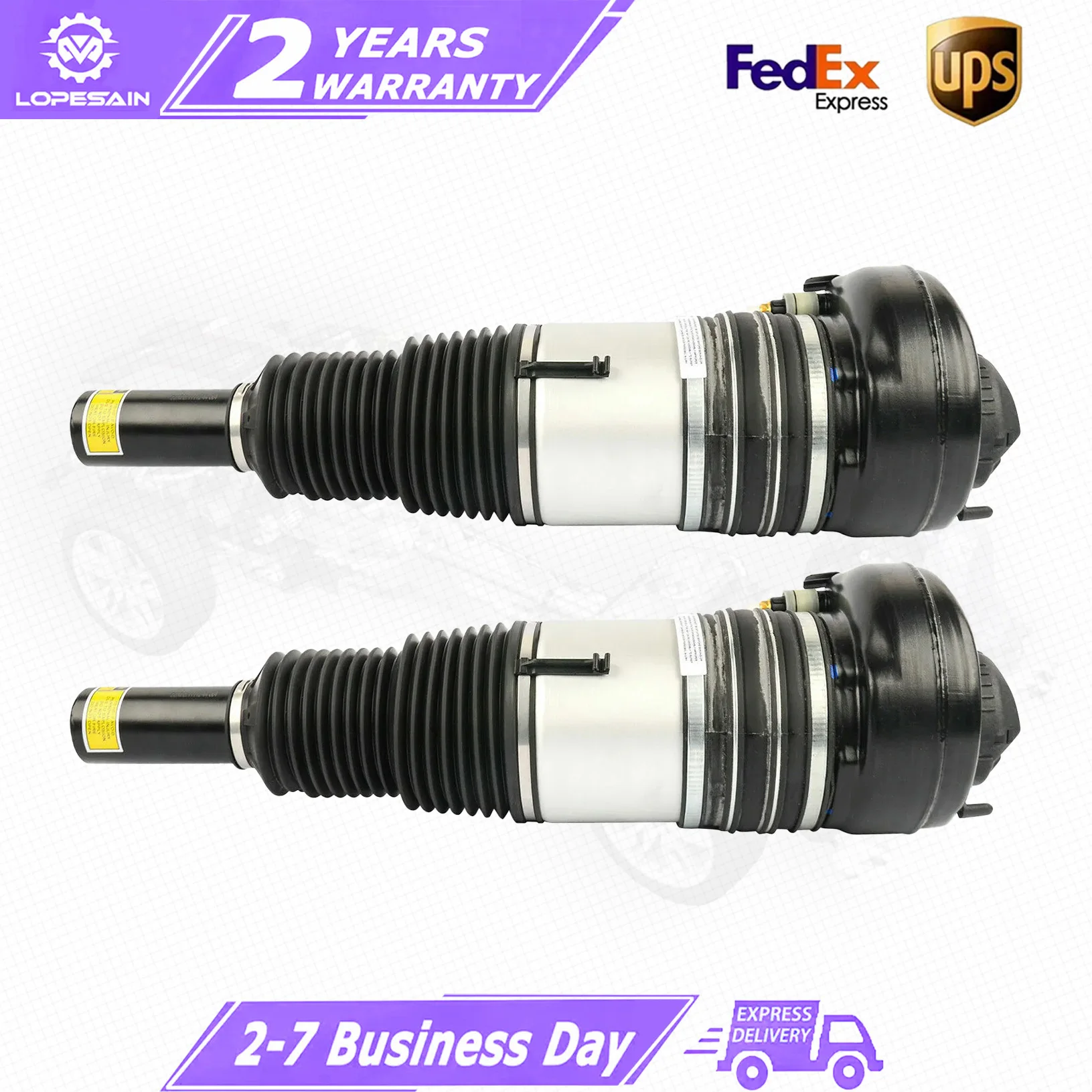 Pair For Front Right/Left Air Suspension Shock Strut Fit Audi Q7 SQ7 Q8 4MB 4M AWD 4M4616040 4M4616040M 4M4616039 4M4616039N