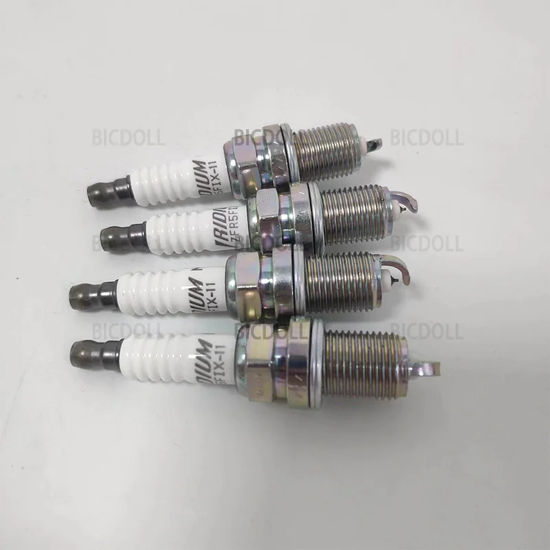 

4/6Pcs Iridium Spark Plug 2477 ZFR5FIX-11 for Acura Jeep Hyundai KIA Chrysler Nissan Stanza Honda Civic Dodge Mazda BMW Isuzu