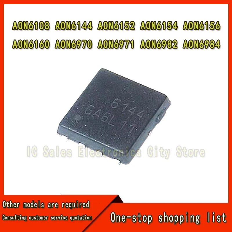 (5 stuk) 100% Nieuwe AON6108 AON6144 AON6152 AON6154 AON6156 AON6160 AON6970 AON6971 AON6982 AON6984 QFN-8 Chipset