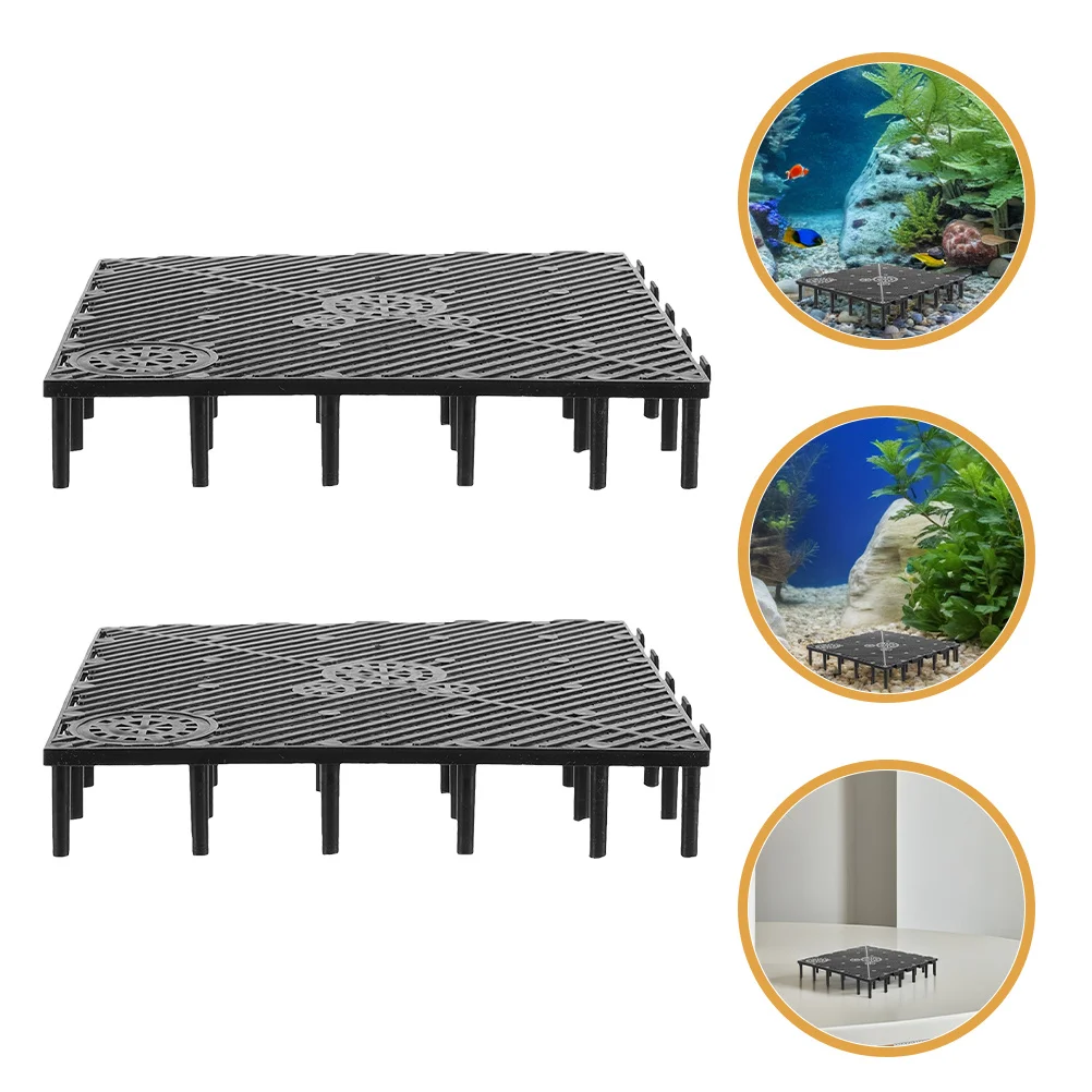 

10pcs Aquarium Bottom Filter Plate: Fish Tank Divider Tray For Freshwater Saltwater Tanks Bottom Board Filter Aquarium