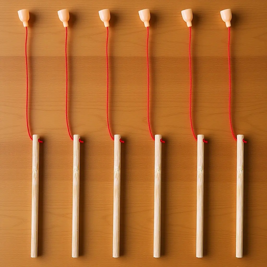 

6Pcs Wooden Magnetism Fishing Rods Strong Wear Resistant Kindergarten Kids Creative Early Education Fishing Game