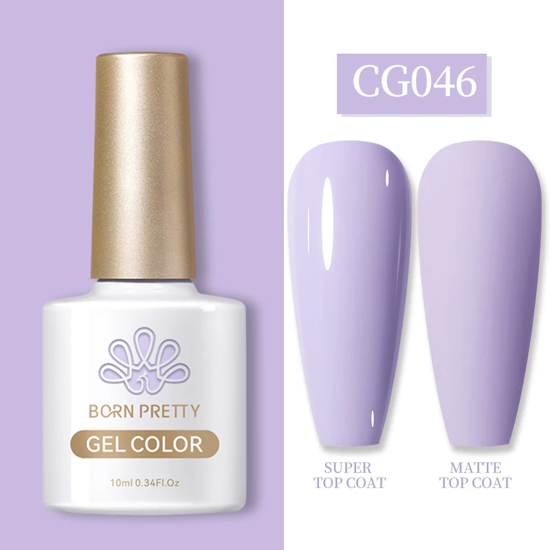 BORN PRETTY 10 ml Gel-Nagellack-Gel, 130 Farben, semi-permanenter, fester Nagelgel-Lack, Soak Off UV-Gel für Base Top Coat