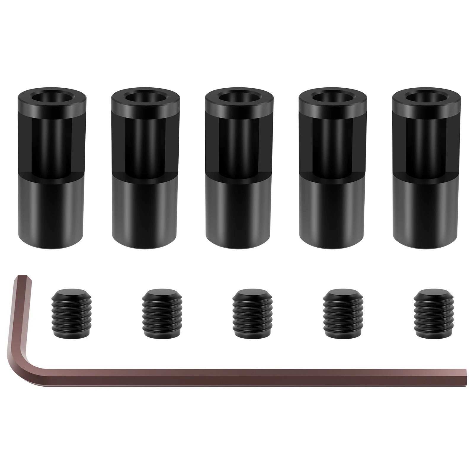 

5 шт. адаптер втулки двигателя RC, муфта шестерни с диафрагмой от 5 мм до 3,175 мм для радиоуправляемой модели автомобиля, лодки 3650 550 540, двигателя