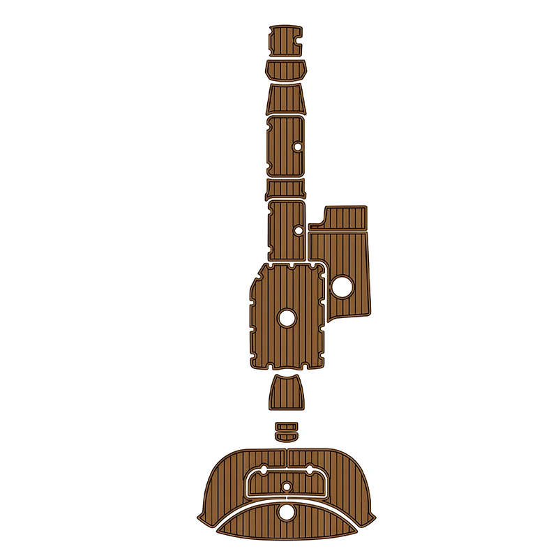 مخصص yechat البحرية حصيرة ل 2007 ياماها AR210 السباحة منصة قمرة القيادة وسادة قارب إيفا رغوة خشب الساج سطح السفينة حصيرة