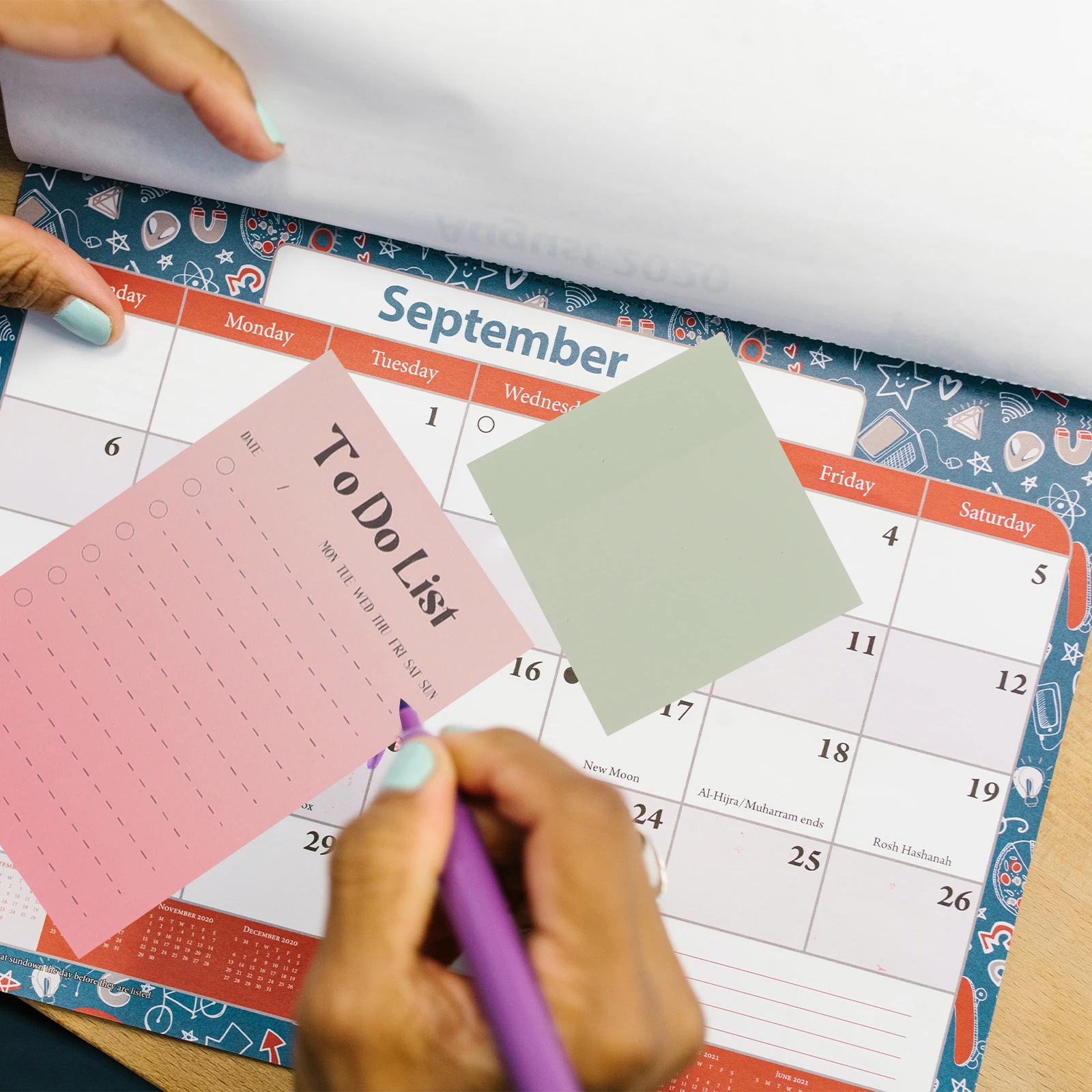 

8 Books Note Stickers Self Adhesive Memo Pads Fluorescent Paper Sticky Notepads School Note Sticker Office Use