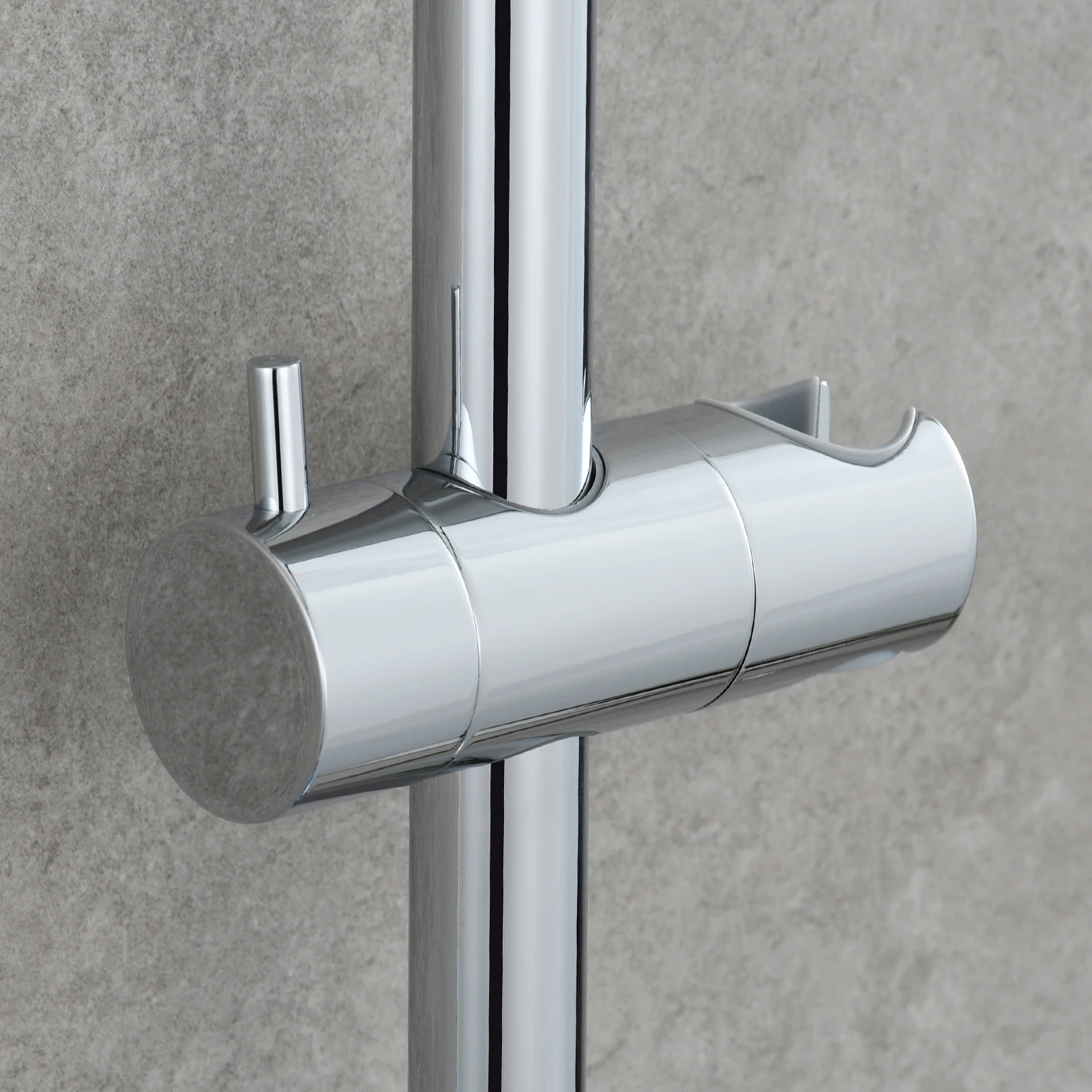 25mm Shower Bracket ABS Chrome Shower Head Holder Adjustable Riser Bathroom Rail Bracket Bathroom Faucet Accessories