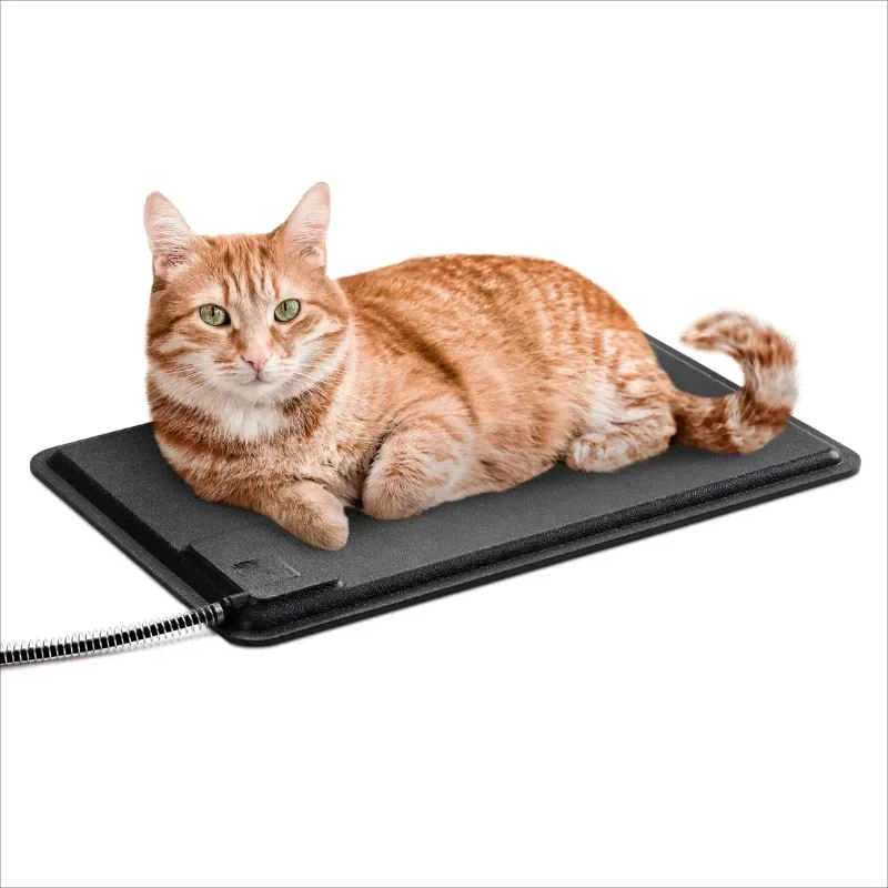 

NEW Extreme Weather Heated Kitty Pad for Outdoor Cats Black Small 18.5 X 12.5 Inches-Guaranteed Authentic