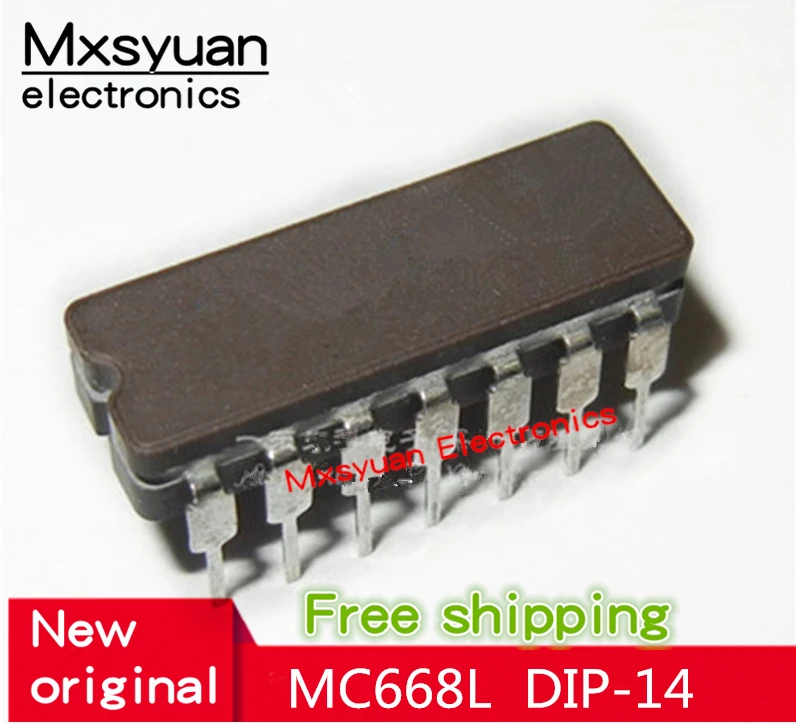 1~10PCS MC668L MC668  DIP-14 In stock  New original