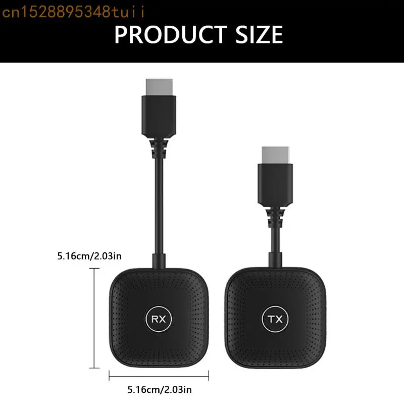 Y4QF 1080P Tipe C Pemancar Video Nirkabel dan Penerima HDTV Extender Display