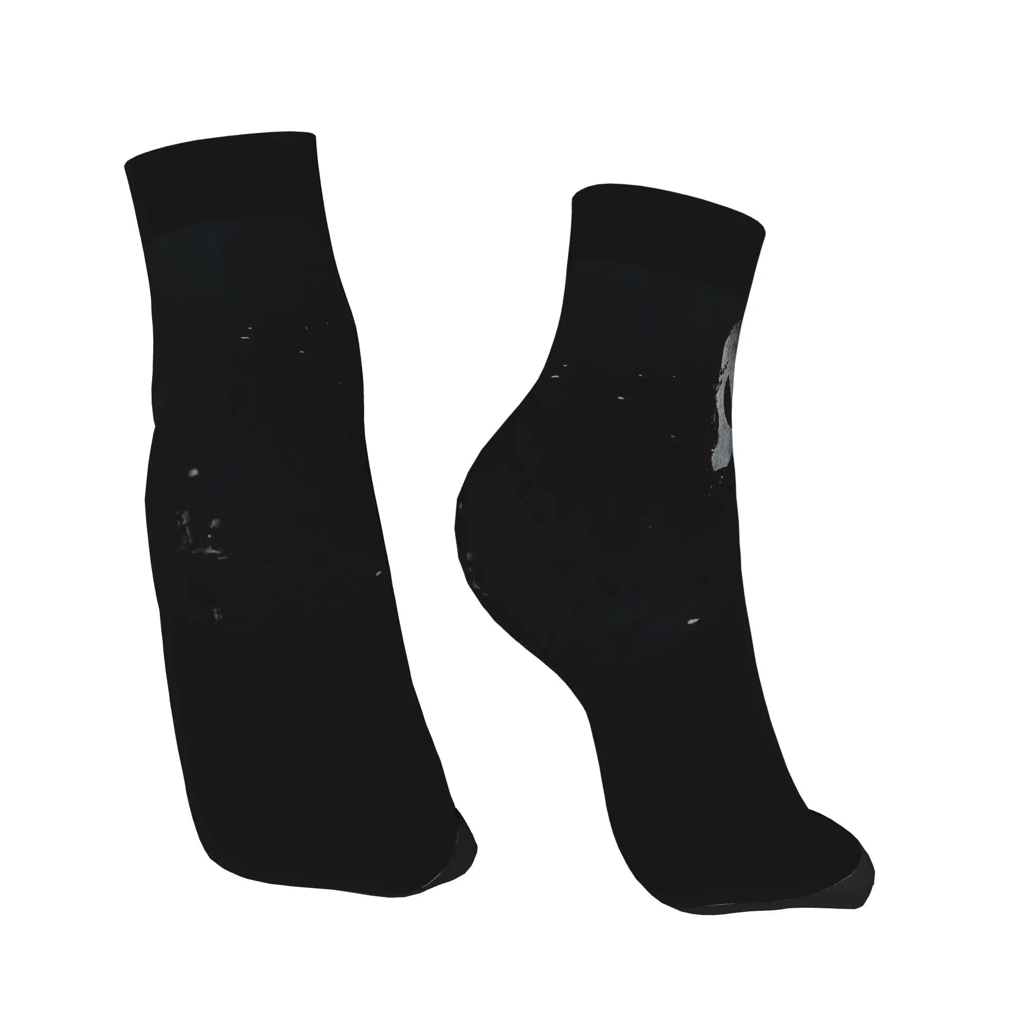 Calcetines Punishers de calavera y esqueleto de Metal pesado para todas las estaciones, calcetines Harajuku Crew, medias informales para hombres y mujeres, regalos de navidad