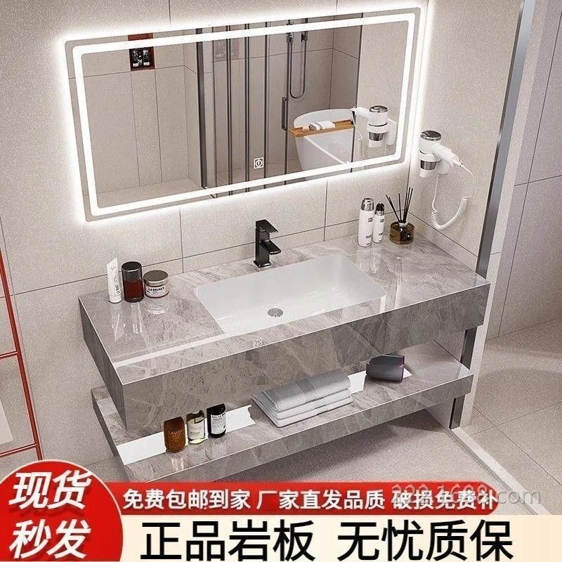 Seamless ceramic bathroom cabinet hotel homestay washstand washbasin toilet washbasin integrated