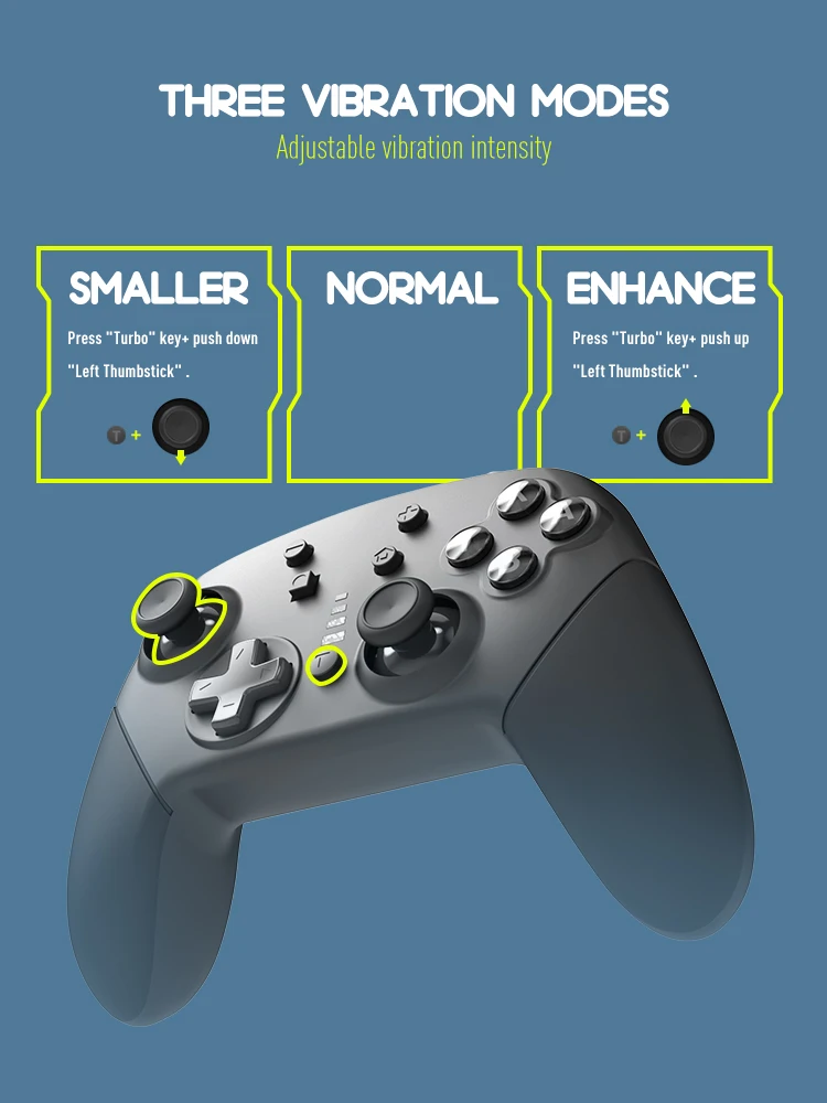 Compatibile con Controller Wireless DATA FROG-Joystick di gioco per Controller Nintendo Switch/Switch Lite per Switch OLED Gamepad per PC