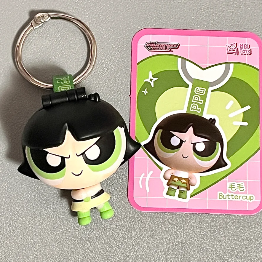 新しいパワーパフガールズ回転クロスドレッシングブラインドボックスコレクションおもちゃアニメ周辺モデルガールフレンド子供サプライズギフト