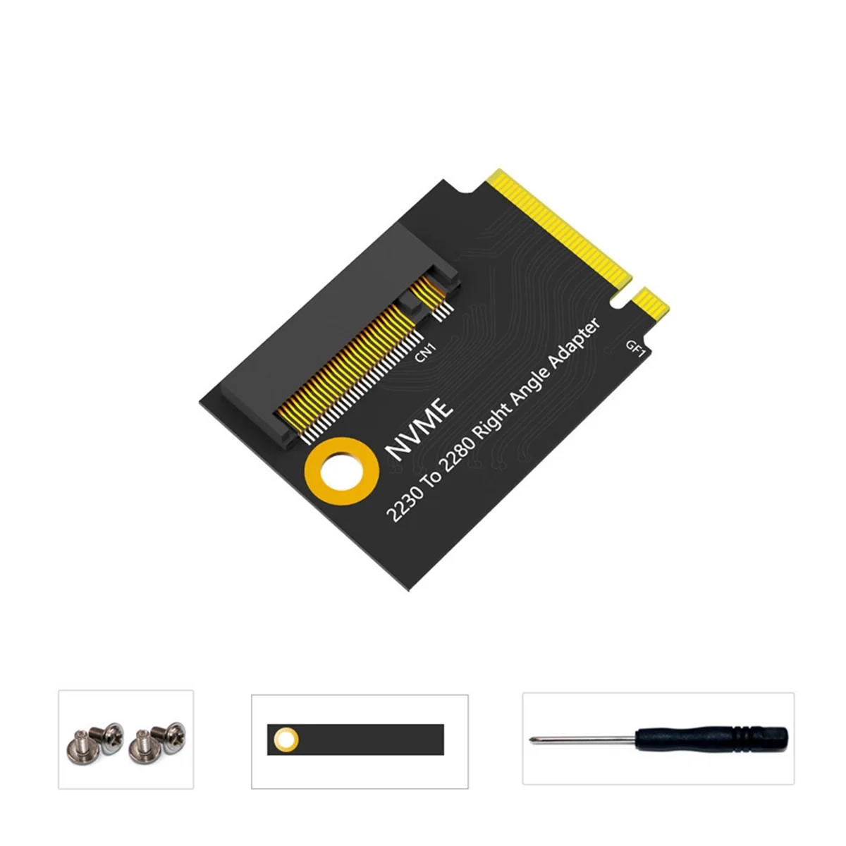 For Rog Ally PCIe 4.0 M2 Riser Card 2230 to 2280 Right Angle M.2 NVME SSD Converter Adapter Card Expansion Board