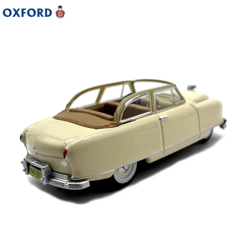 أوكسفورد دييكاست 1: 87 ناش قابل للتحويل 1950 نموذج سيارة سبيكة عتيقة مجموعة عرض لعبة الحلي الهدايا #5