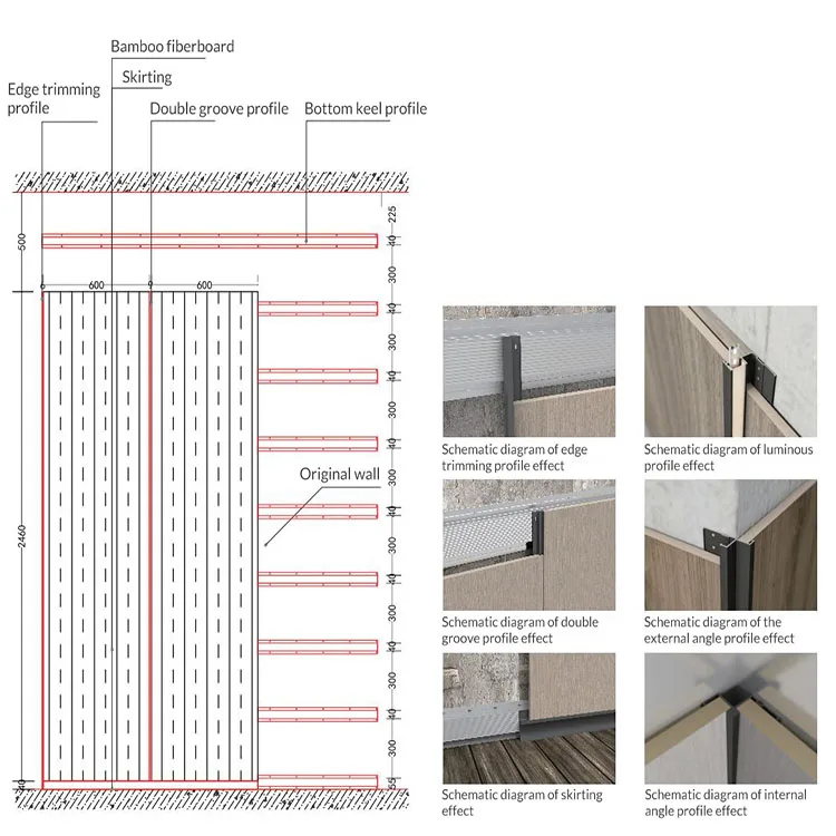 High Quality Waterproof Decorative Wall Panels Custom  Interior Decoration Wpc Wall Paneling Sheet