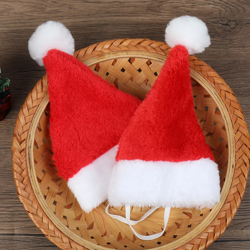 

Pet Cat Dog Christmas Hat Cap Puppy Dog Accessories for Small Dogs Dog Costume Dog Hats for Cats Dog Costumes Pet Supplies