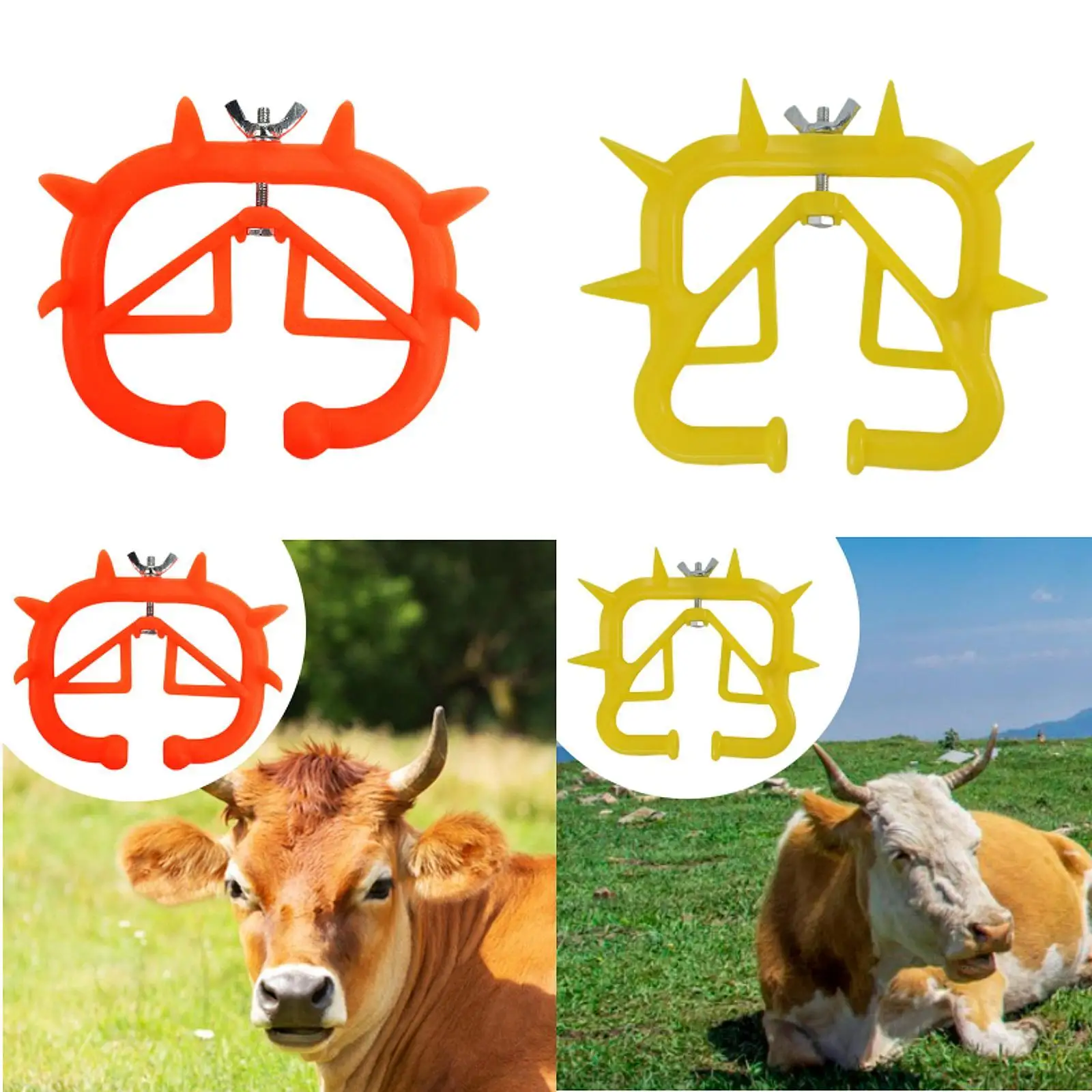 Calf Nose Ring Nose Thorn Portable Farm Tool Anti Sucking, Professional, Supplies Weaner Weaning Tool, Weaning Spiked Ring