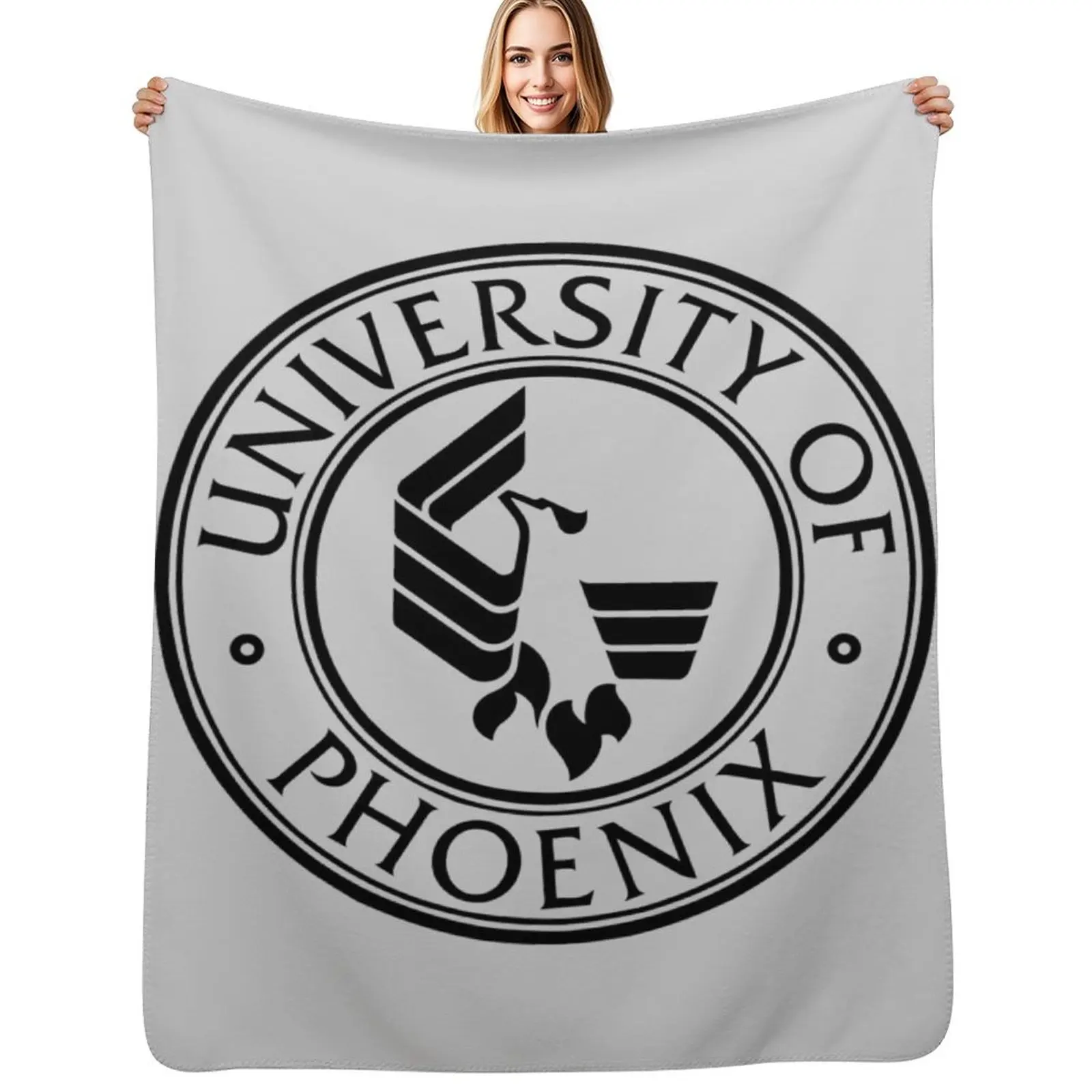 

College of Phoenix Throw Blanket Air Conditioner Soft Blanket for Office Home