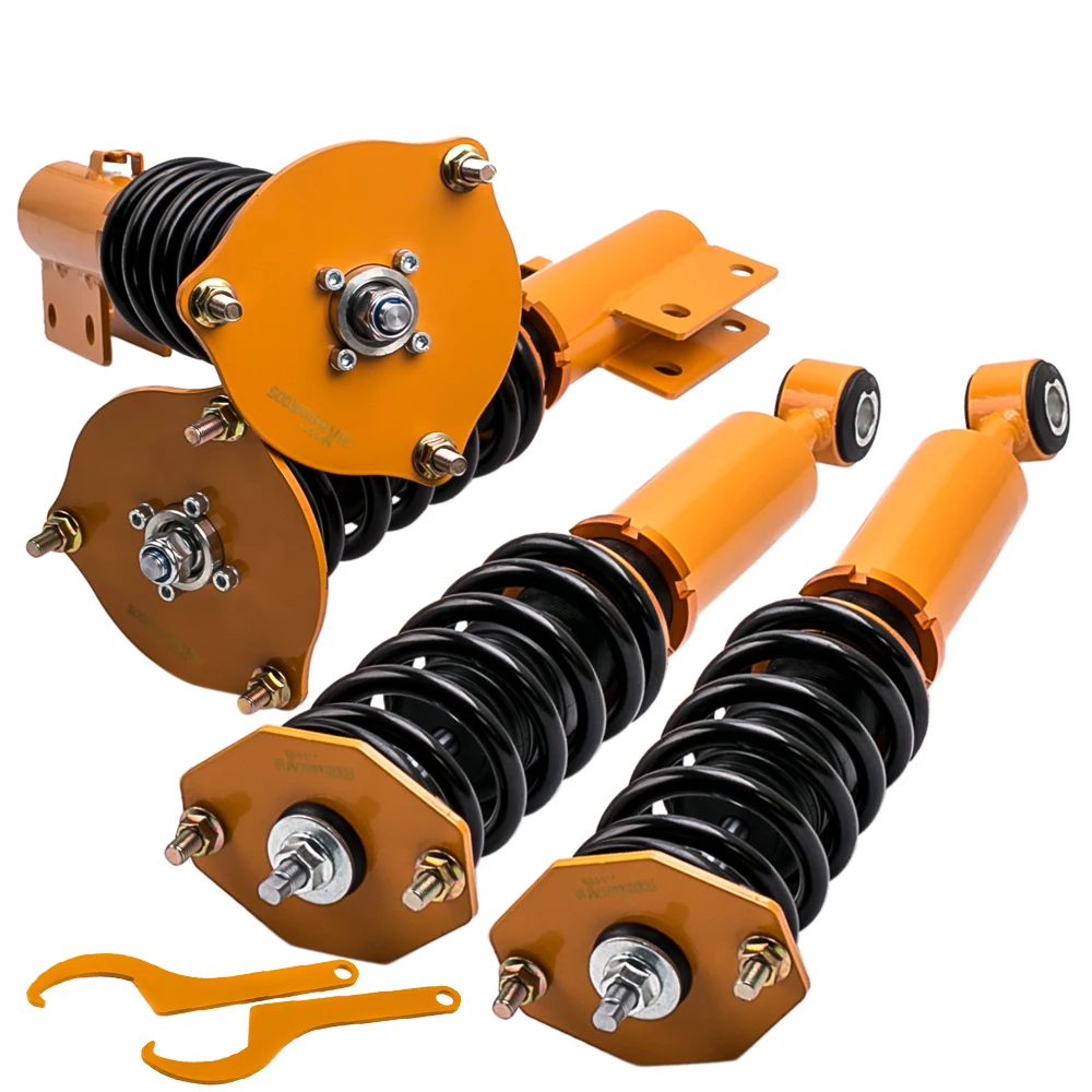 MaXpeedingrods Coilovers Suspension For Mitsubishi 3000GT AWD 91-99 3.0L Adjustable Height Coilovers Suspension Spring Shocks