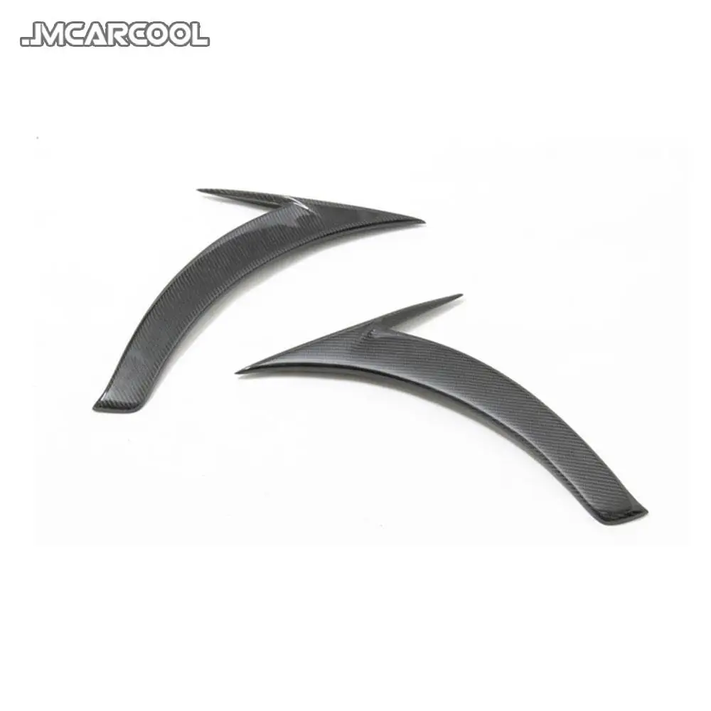 For Mercedes Benz CLA Class W117 CLA180 CLA200 CLA250 2013-2019 Front Fender Vent Gill Fin Trim Carbon Fiber Canard Covers