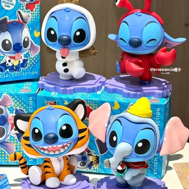 Sıcak Oyuncak Disney Dikiş Kör Kutu Cosplay Olaf Tigger Gizemli Sürpriz Kutusu Şekil Tahmin Çantası Anime Modeli Bebek Doğum Günü Oyuncaklar Hediye