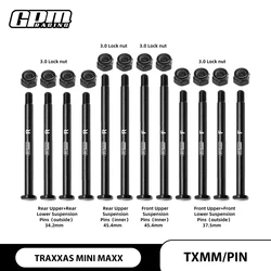 GPM 4140 Carbon Steel Front & Rear Suspension Pins For TRAXXAS Mini Maxx