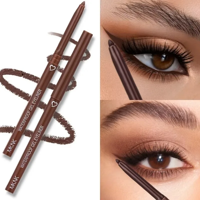 Matita eyeliner ad asciugatura rapida senza fioritura Penna liquida per eyeliner opaca impermeabile a lunga durata Strumenti per il trucco degli occhi ad alto pigmento