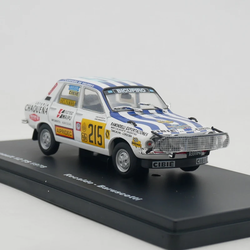 دييكاست IXO 1:43 مقياس رينو 12 TS WRC 1978 رالي سيارة سبيكة سيارة نموذج تحصيل لعبة هدية تذكارية عرض حلية