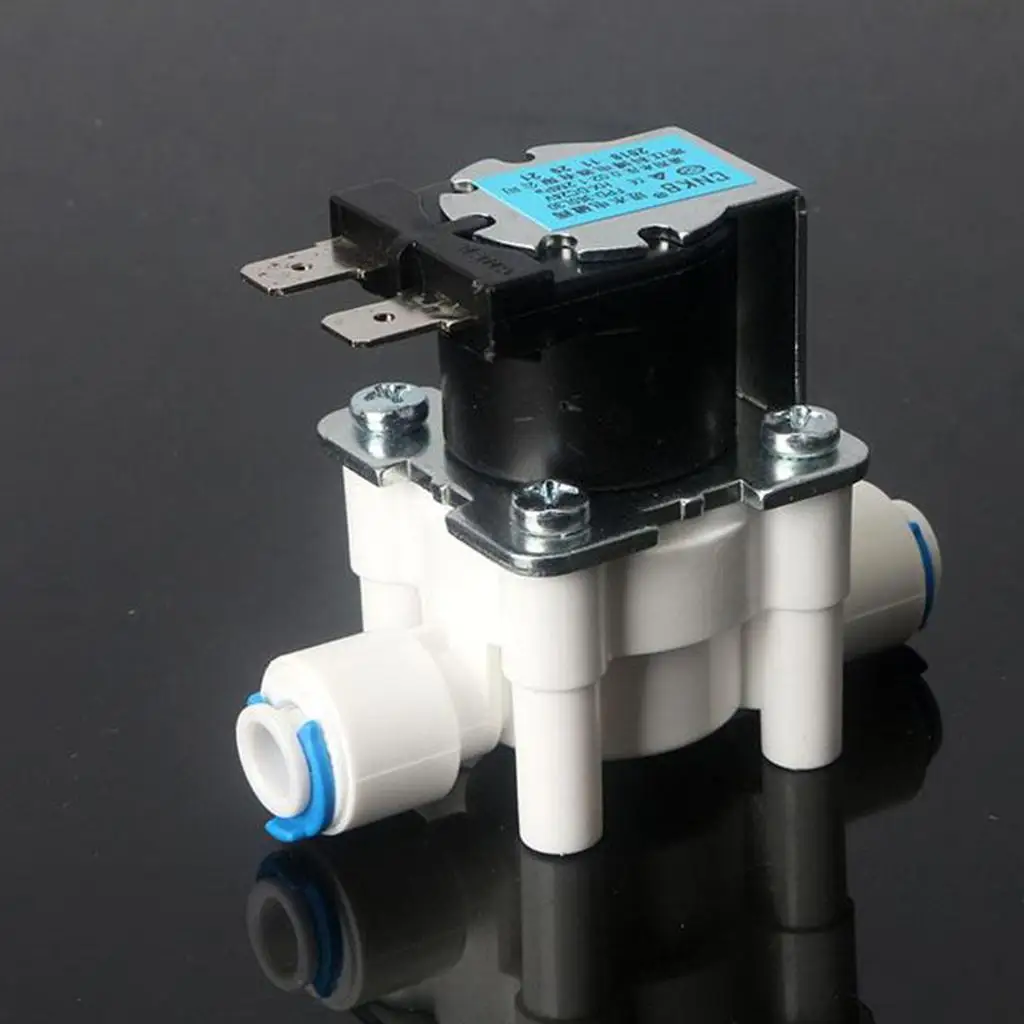 

Электрический пластиковый/металлический соленоидный клапан 24В, нормально закрытый, для шланга 1/4 дюйма, быстроразъемное соединение, для систем обратного осмоса (RO)