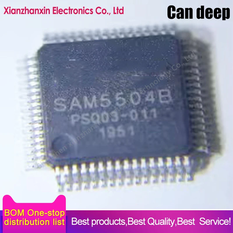 1pcs/lot SAM5504B QFP SAM5504 DSPAudio source processor chip in stock