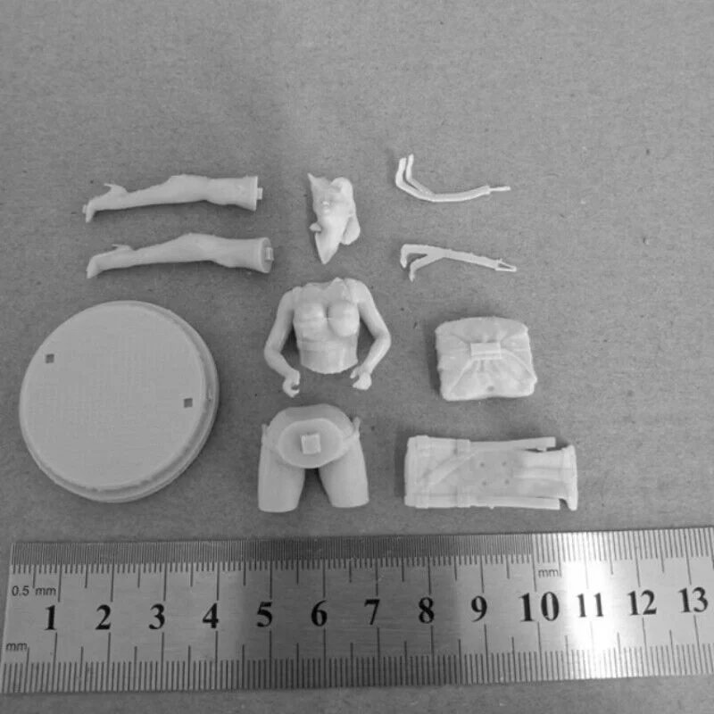 bend down Spicy Flight Attendant Nsfw two versions Resin Figure diy 1/24 Scale 75mm Model Kit Unassembled and Unpainted toys