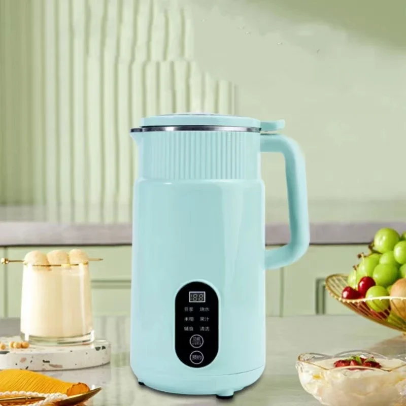 220V Mini Soybean Milk Machine 800ML Household Smart  Soy Milk Maker Wall Breaking Blender Portable Small  Juicer