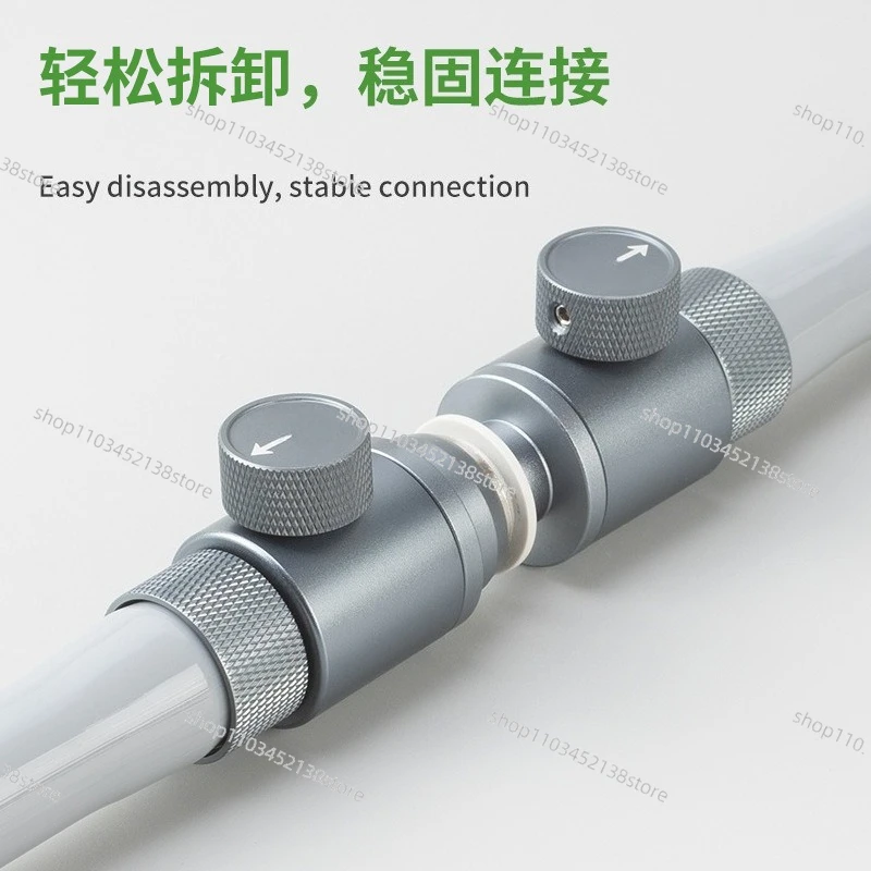 Quick Plug Water Pipe Ball Valve Fish Tank Inlet and Outlet Water Filter Bucket Connection Regulator Grass Tank Valve