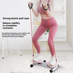 Waist Twisting Plate Yoga Accessories Home Fitness Equipment Balance Board with Resistance Band Abdominal Exercise Foot Massage