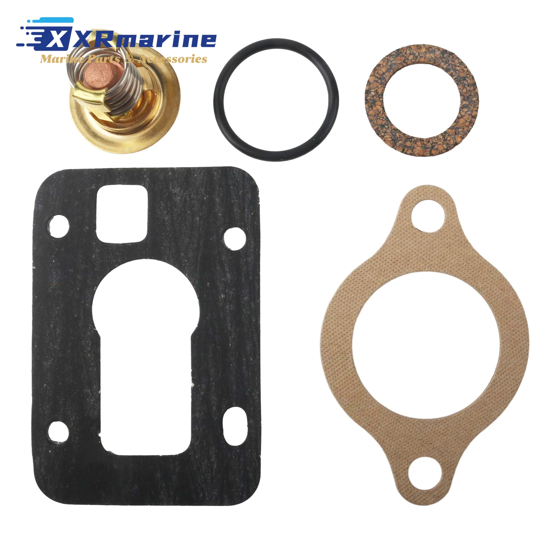 

Комплект для ремонта термостата с прокладкой 802259, совместимый с Mercruiser Stern Drive 802326, Sierra 18-3653, 18-3554, 18-3677